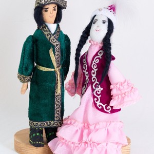 Куклы. Казахский костюм